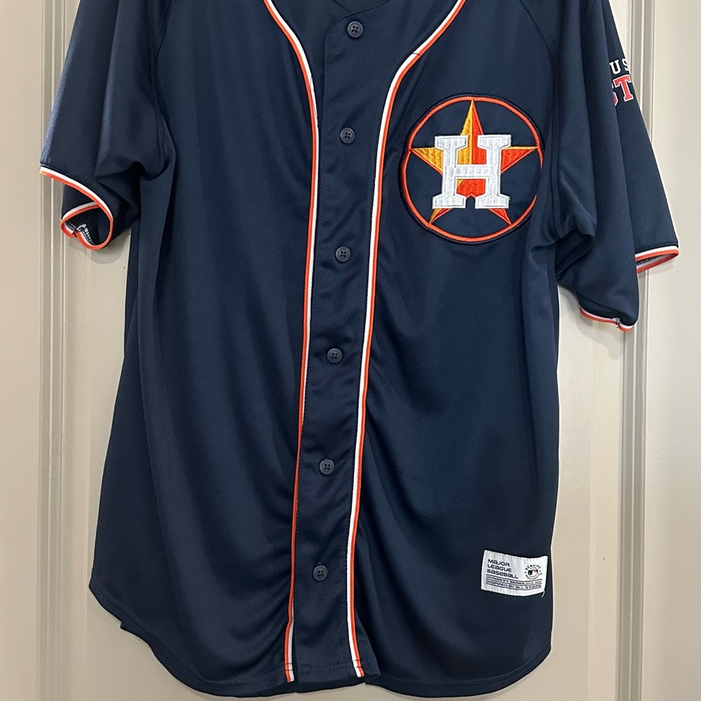 Houston Astros Navy Baseball Jersey